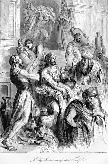 King Joshua cleansing the temple