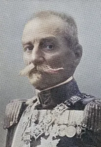 King Peter I of Yugoslavia 1844 to 1921 From the book The Year 1912 illustrated published London 1913