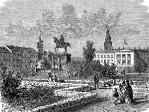 The King's Garden in Koenigsberg in Prussia