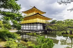 Category Buddhism Prints: Kinkaku-ji, Temple of the Golden Pavilion