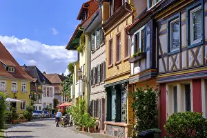 KirchenstraBe, half-timbered houses in the old town centre