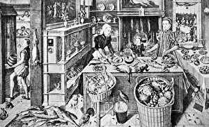 Kitchen, about the middle of the 16th century