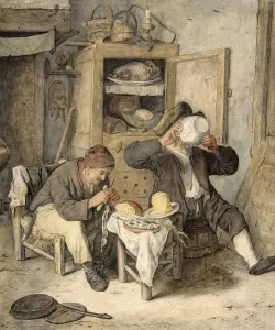 Kitchen Scene, Peasants at Breakfast