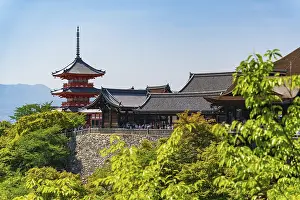 Kiyomizu-dera, a Buddhist temple in Kyoto, Japan