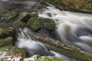 Kleine Ohe creek below Waldhaeuser village in the Bavarian Forest Nationalpark