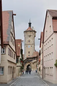 Klingengasse and Klingentor, Rothenburg ob der Tauber