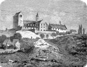 Kloster, Monastery Petersberg near Halle an der Saale