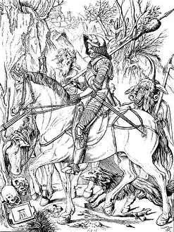 Knight, Death and the Devil or Knight defies Death and the Devil