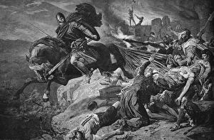The last knight of Hohen-Realta plunging into the abyss of the Via Mala
