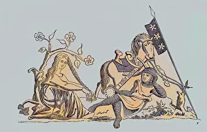 Knight and Lady, resting on a journey