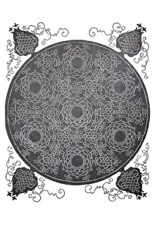 The Six Knots, woodcut by Albrecht Duerer