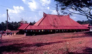 Koothambalam or temple theatre in Kerala Kalamandalam