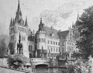 Koppitz castle, today Kopice, Brzeg district