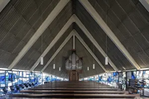 Krefeld, portable tent church St Hubertus