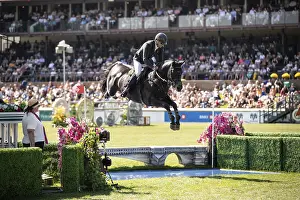 Category Historic EN Prints: Kristaps Neretnieks of Latvia and riding Palladium KJV compete in the first round of the 1