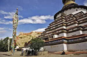 Kumbum stupa, Gyantse, Tibet