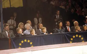 Kungafamiljen vid ett besok pa Cirkus Scott Har med Tord Magnuson