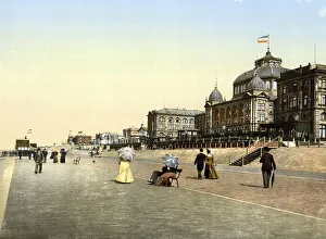 The Kursaal, the hotels and the terrace
