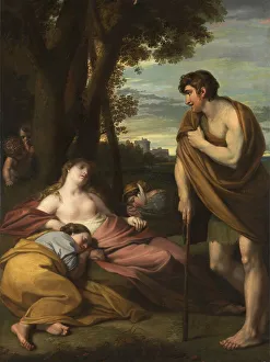 Kymon and Iphigenia, in Greek mythology the eldest daughter of Agamemnon