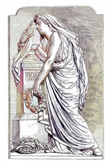 La muse de ponsard, Relief by J
