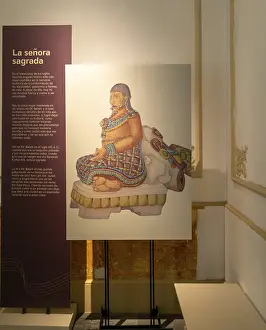 La senora sagrada, Archaeology exhibition inside Palacio Canton palace anthropology museum