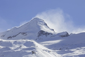 La Tresenta in winter, mountain in the Gran Paradiso National Park