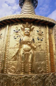 Labrang Monastery is one of the six great monasteries of the Geluk (Yellow Hat) school of Tibetan Buddhism