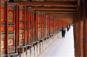 Labrang Monastery is one of the six great monasteries of the Geluk (Yellow Hat) school of Tibetan Buddhism