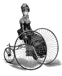 Ladies draisine, handcar from 1885