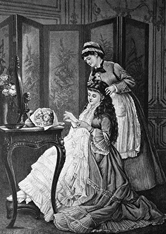A Lady and her curious chambermaid