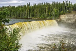 Lady Evelyn Falls, on the Kakisa River