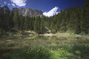 Lago de La lunch, Alta Badia, South Tyrol