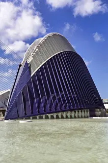 L'Agora, modern architecture in the shape of an ellipse