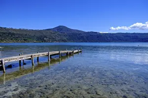Lake Albano, Lago Albano from Castel Gandolfo