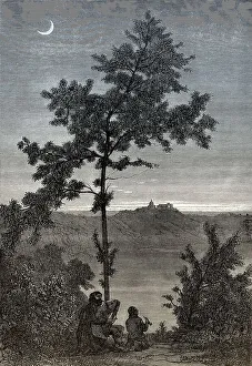 Lake Albano, the Papal Palace of Castel Gandolfo