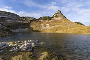 Lake Augstsee and the Atterkogel mountain on the Loser