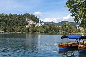 Lake Bled, with the church of Bled