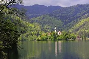 Lake Bled, Lake Island, Triglav National Park