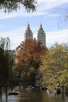 Lake in Central Park and San Remo Building