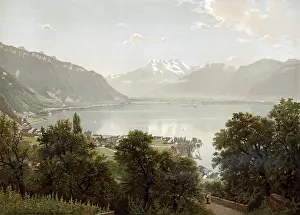 Lake Geneva in 1890, Switzerland