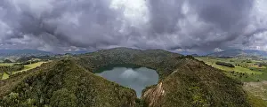 Lake Guatavita, Colombian Andes