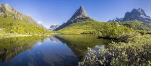 Lake Litlvatnet in Innerdalen High Valley