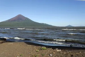 Lake Nicaragua, Island of Ometepe at back