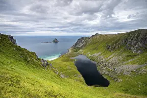 Lake Otervikvatnet near Bleik, Andoya Island