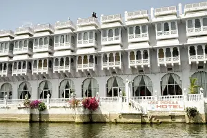 Lake Pichola or Lake palace hotel at Udaipur