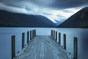 Lake Rotoiti at blue hour, Oceania