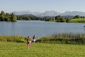 Lake Schwaltenweiher near Seeg