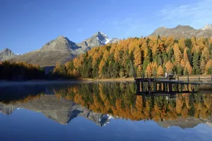Lake Staz near St. Moritz, Lej da
