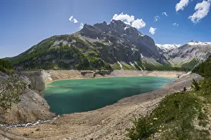 Lake Tseusier, Tseuzier, dam, dam wall