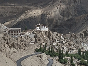 Lamayuru Gompa, one of the most important monasteries in the former kingdom of Ladakh